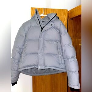 Aritzia Super Puff Lilac Grey (s)